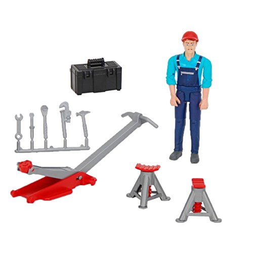 Bruder Bworld Man with Repair Shop Accessories Vehicle