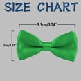 thumbnail image 3 of Xfvqtps Boys Bow Tie Solid Color Bowties Adjustable Neckties for Uniform School Party Gold, 3 of 7