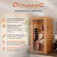 thumbnail image 2 of Dynamic Saunas Elite 1 Person Compact Ultra Low EMF FAR Infrared Home Sauna, 2 of 10