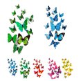 thumbnail image 3 of serony 12Pcs 3D DIY Wall Stickers PVC Kid Room Decal Home Decoration Decor blue 1Set, 3 of 6