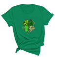 thumbnail image 1 of T-Shirt de la Saint-Patrick pour Femmes Mode Saint-Patrick Imprimé Col Rond Manches Courtes T-Shirt Décontracté Haut T-Shirts de la Saint-Patrick pour Femmes, 1 of 3