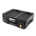 thumbnail image 1 of ToughBuilt StackTech Lockable Tool Box, Durable Plastic Storage Organizer, Black, 1 of 12