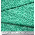 thumbnail image 3 of Soimoi Green polyester Crepe Fabric Brush Stroke Abstract Fabric Prints By Yard 52 Inch Wide, 3 of 3