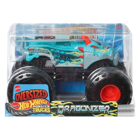 Hot Wheels Monster Trucks, Oversized Monster Truck in 1:24 Scale