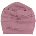 thumbnail image 2 of Bangcool Turban Head Wrap Fashion Unisex Ruffle Beanie Headwrap Hair Cover Wrap Sleep Hat, 2 of 4