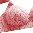 thumbnail image 3 of DPTALR Woman's Embroidered Glossy Comfortable Breathable Bra Underwear No Rims, 3 of 8
