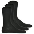 thumbnail image 1 of Hudson 3 pair men socks, Relax Cotton stocking, without elastic threads, Unicoloured Black 7-8 UK, 1 of 4
