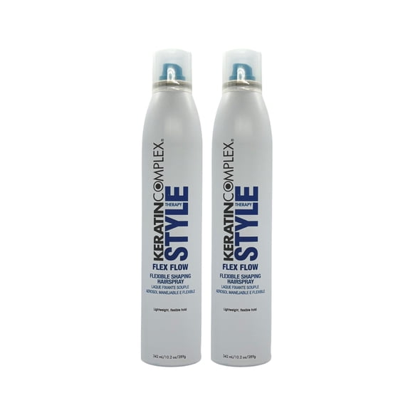 Keratin Complex Style Therapy Flex Flow Hairspray 10.2 Oz (Pack of 2)