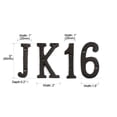 thumbnail image 5 of 3 inch Vintage Decorative Cast Iron Metal Alphabet Letters Wall Sign Hanging Address Name Sign Letter(R), 5 of 5