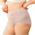 thumbnail image 2 of Warop Women's Bikini Panties, Solid Color High Waist with Tummy Control, for Daily Wear, 2 of 9