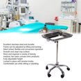 thumbnail image 3 of Plateau pour Instruments de Salon, Plateau Médical Polyvalent en Acier Inoxydable avec Cadre Texturé pour Studios pour Coiffeur, 3 of 7