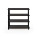 thumbnail image 4 of Furinno Turn-S-Tube Engineered Wood 4-Tier Shoe Rack in Espresso/Black, 4 of 4