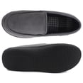 thumbnail image 3 of Pantoufles pour Hommes en Microsuède Mocassins à Mousse Mémoire Chaussures de Maison, 3 of 4