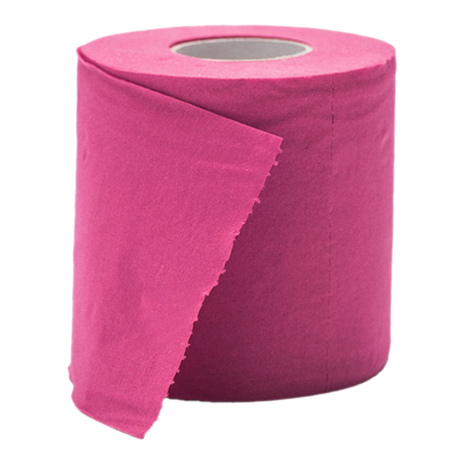 Colored Crepe Paper - Multicolor Novelty Toilet Paper, Sustainable Soft Bathroom Tissue for Home Camping - Funny Party Decor Supplies, Colored Small Rolls of Paper Pink2