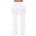 thumbnail image 1 of Women Beach Mesh Ruffles Sheer Wide Leg Pants Loose Bikini Cover Up, 1 of 4