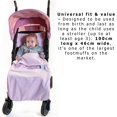 thumbnail image 2 of Buggysnuggle Newborn Stroller Footmuff Bunting Snuggle Fleece, 2 of 9