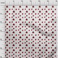 thumbnail image 2 of oneOone Tissu Jersey Coton Blanc Rouge Insecte Matériel de Couture Imprimé Tissu au Mètre 58 Pouces de Large, 2 of 4