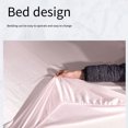 thumbnail image 3 of VONKY Easy To Install Plain Fitted Sheet For High Mattress plifies Bed-Making black 1Set, 3 of 6