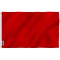 thumbnail image 1 of ANLEY Fly Breeze 3x5 Foot Solid Red Flag - Plain Red Flags Polyester, 1 of 6