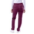 thumbnail image 2 of Adar Pro Sarraus pour Femmes - Pantalon de Sarrau Yoga à Jambe Étroite - P4100T - Étain - 3X, 2 of 7