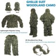 thumbnail image 3 of Meitianfacai 5 In 1 Ghillie Suit, 3D Camouflage Hunting Apparel Including Jacket, Pants, Hood, Carry Bag, 3 of 3