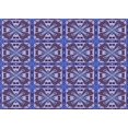 thumbnail image 1 of Ahgly Company Machine Washable Indoor Rectangle Transitional Blue Area Rugs, 3' x 5', 1 of 7
