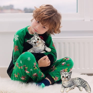 Pisexur 29cm Cute Simulation Cats Plush Toys Stuffed Soft Animal Dolls Home Decor Gifts,Birthday gifts for kids