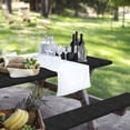 thumbnail image 4 of EGNMCR Housse de Table de Camping et de Randonnée Pique-Nique et Nappe Ajustée, Ensemble de 3 Pcs, Nappe en Tissu Oxford Essuyable avec Dos Élastique pour la Maison Intérieur Poche Anti-Poussière, 4 of 6