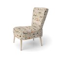 thumbnail image 3 of Designart "Sophistication In Danish Modern Style II" Orange Midcentury Upholstered Accent Chair - Mid-Century Modern Arm Chair For Bedroom, 3 of 7