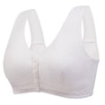 thumbnail image 1 of Tranfacy Women's Plus Size Bras,Front Closure Bra,Support Push Up Breathable Seamless Lightly Lined Bra Plus Size Front Close Wireless Bra, 1 of 3