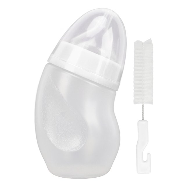 Biberon pour Animaux, Doux 180ml pour Bébés Chats Rose, Blanc