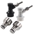 thumbnail image 1 of PERA Ball Lock conversion Kit for Sanke couplers Ball Lock Disconnect Set with Swivel Nut and Sankey coupler Adapter for gas and Liquid, Home Brewing Beer Kegging System, 1 of 4