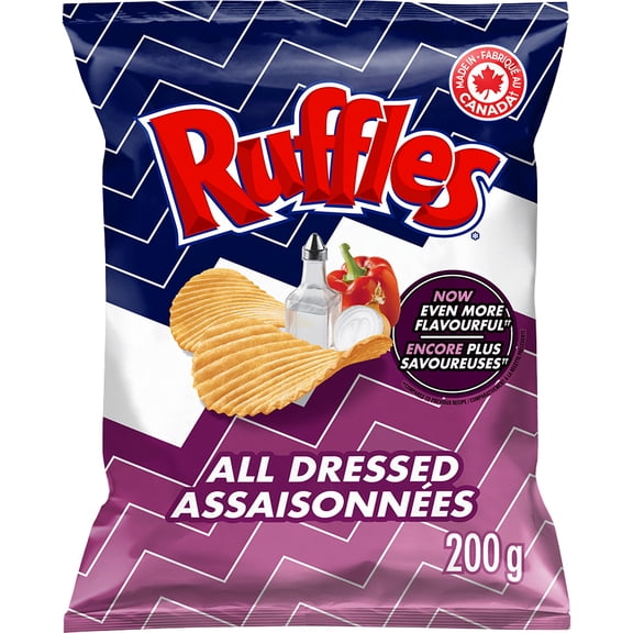 Ruffles Croustilles Saveur Assaisonnées