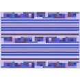 thumbnail image 1 of Ahgly Company Machine Washable Indoor Rectangle Transitional Blue Angel Blue Area Rugs, 5' x 7', 1 of 7