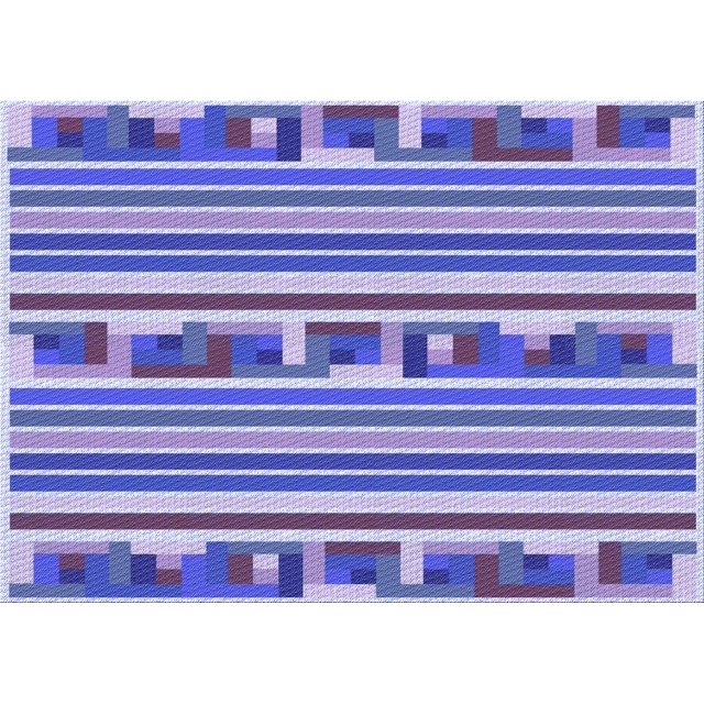 Ahgly Company Machine Washable Indoor Rectangle Transitional Blue Angel Blue Area Rugs, 5' x 7'