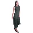thumbnail image 3 of Moomaya Ensemble Kurta Sans Manches à Col Claudine Imprimé pour Femmes, Ensemble Ethnique 2 Pcs, 3 of 6