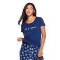 thumbnail image 1 of George Women's Scoop Neckline Sleep Tee, 1 of 6