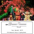 thumbnail image 3 of AMERTEER ” LED String Lights For Thanksgiving / Christmas / New Year Twinkle Lights with 8 Modes Memory for Home Tree Yard Room Indoor & Outdoor Decorations”, 3 of 13