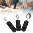 thumbnail image 4 of Adaptive Utensils, Parkinsons Utensils Nonslip Grip 3 Pieces  For Elderly, 4 of 8
