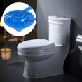 thumbnail image 3 of 2 Pieces Toilet Flapper Replacements 2 Inch Toilet Flapper Stopper Water Saving Flappers with 2 Pieces Toilet Chains,2 x Toilet flappers 2 x Toilet handle chains,Blue & Black, 3 of 8