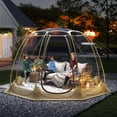thumbnail image 4 of Gymax 9.5 x 9.5 FT Pop up Bubble Tent w/ Carrying Bag for Sports Events Camping, 4 of 10
