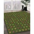 thumbnail image 3 of Ahgly Company Machine Washable Indoor Rectangle Transitional Chocolate Brown Area Rugs, 5' x 8', 3 of 7