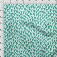 thumbnail image 4 of oneOone Velvet Turquoise Green Fabric Valentine Heart Sewing Craft Projects Fabric Prints By Yard 58 Inch Wide, 4 of 5