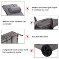 thumbnail image 3 of Costway Lot de 2 Chaises Longues Inclinables en Rotin avec Coussins pour Patio, Mobilier Réglable avec Roues, 3 of 3