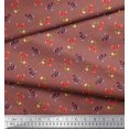 thumbnail image 3 of Soimoi Poly Georgette Fabric Dot,Monkey & Bear Cartoon Fabric Prints By Yard 42 Inch Wide, 3 of 3