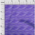 thumbnail image 2 of oneOone Cotton Silk Blue Fabric Abstract Stripe Craft Projects Decor Fabric Printed By The Yard 42 Inch Wide, 2 of 5