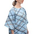 thumbnail image 1 of 3 Pack - Hospital Patient Gowns Robe - Blue Abstract Print - Small to 2XL, 1 of 4