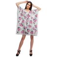 thumbnail image 2 of Moomaya Robe Courte de Caftan de Plage, Robe de Couverture Imprimée, Kaftan pour Femmes, Tenue de Plage, Couverture, 2 of 4