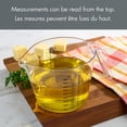 thumbnail image 4 of Mainstays 4-Cup Clear Plastic Measuring Cup with Easy-Read Measurements and Easy Pour Spout, 4 of 9
