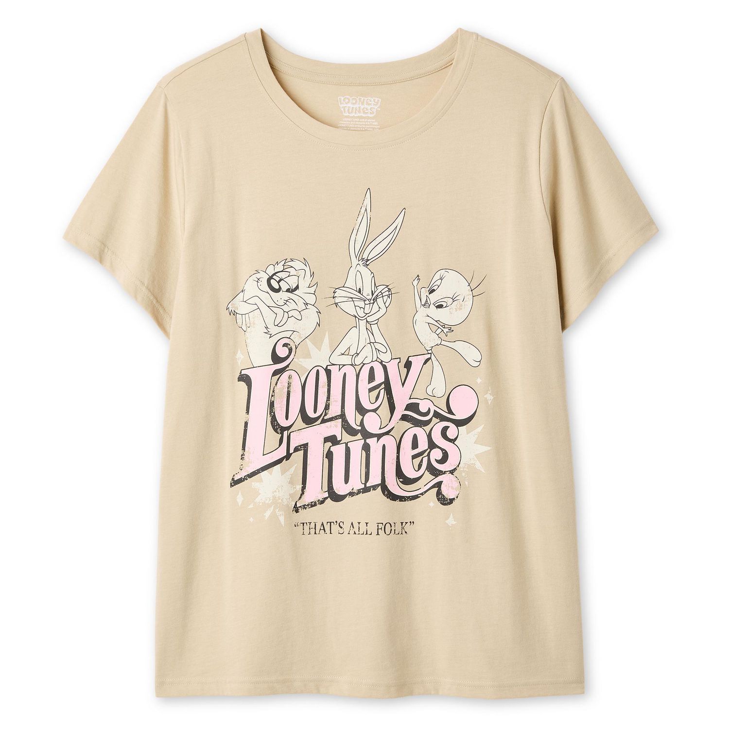 T-shirt à imprimé graphique Looney Tunes Plus pour femmes
